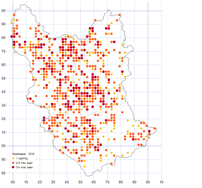 Gatekeeper distribution map 2016