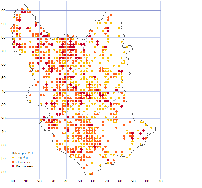 Gatekeeper distribution map 2018