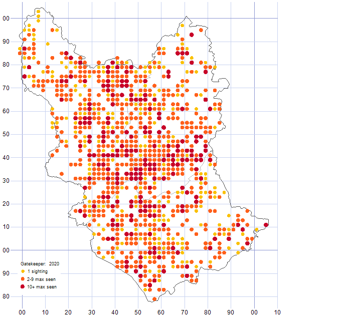Gatekeeper distribution map 2020