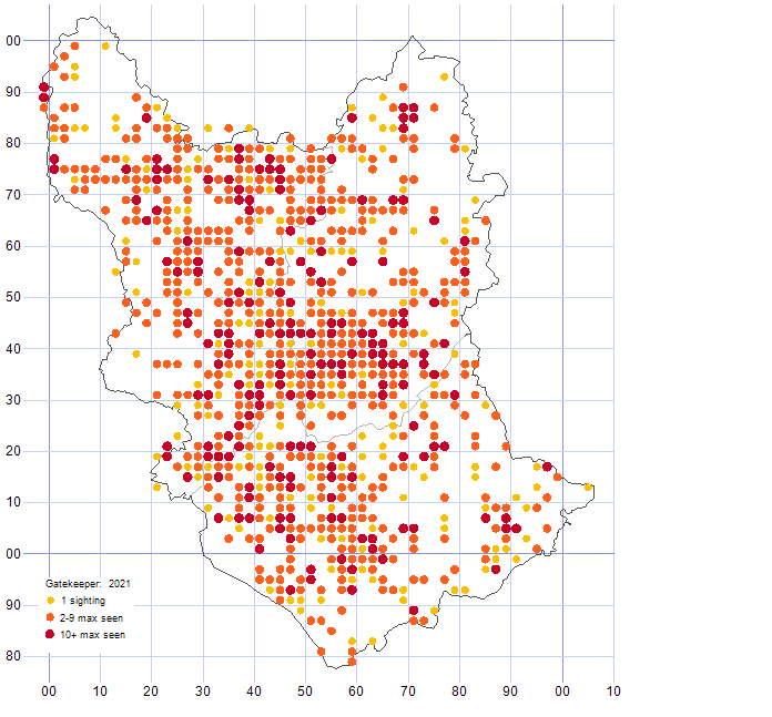 Gatekeeper distribution map 2021